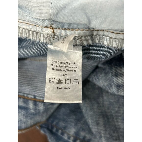 Venus Womens Denim Capri Jeans Side Bow Cutout SZ 16 - Picture 6 of 10